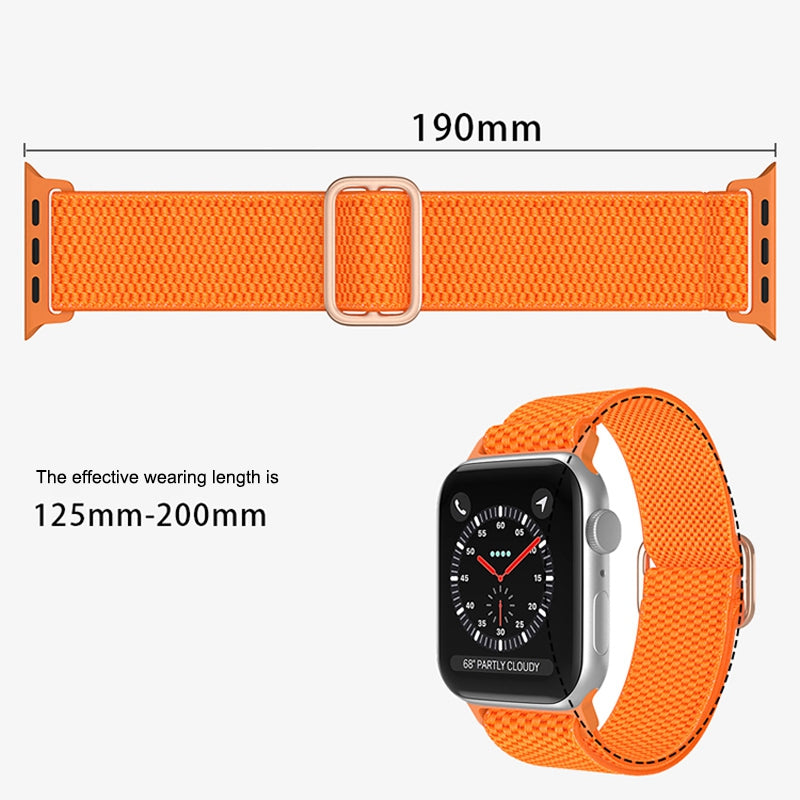 For Apple Watch Series 9 8 7 41mm 6 5 4 SE (2023) SE (2022) SE 40mm 3 2 1 38mm Textured Wristband Nylon Watch Strap Replacement with Adjustable Buckle For Apple Watch Series 9 8 7 41mm 6 5 4 SE (2023) SE (2022) SE 40mm 3 2 1 38mm Textured Wristband Nylon Watch Strap Replacement with Adjustable Buckle